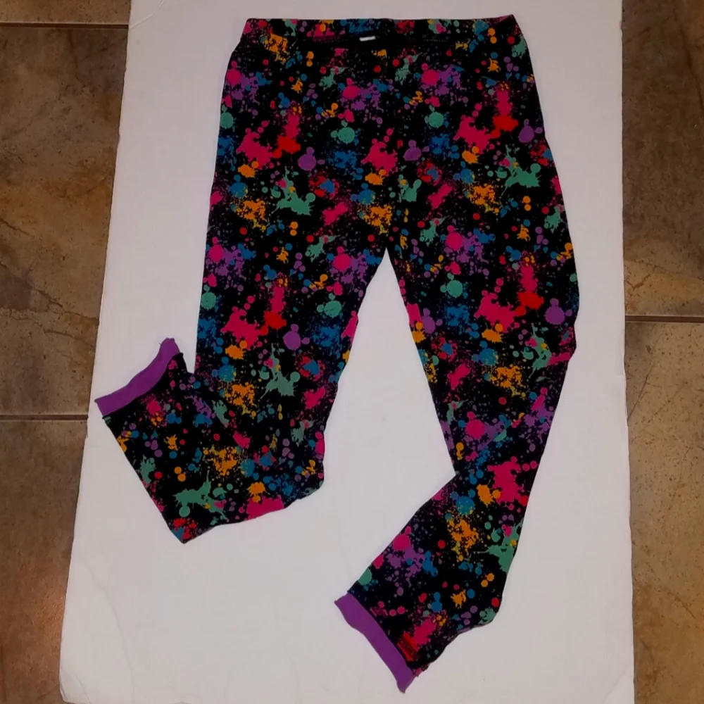 The Children's Place leggings. Splatter paint.